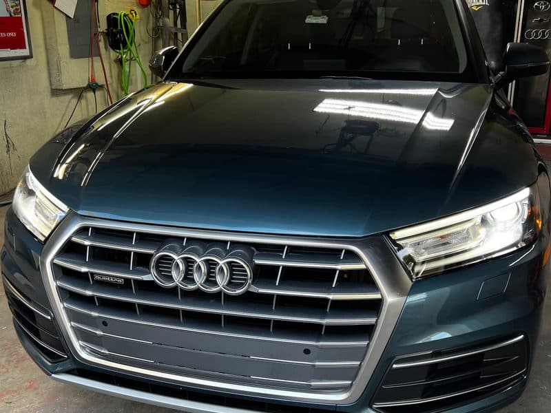 Audi after collision repair in Cutler Bay