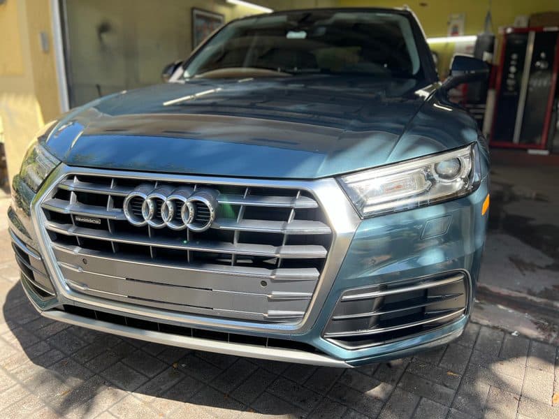 Audi SUV repaired and refinished in Cutler Bay